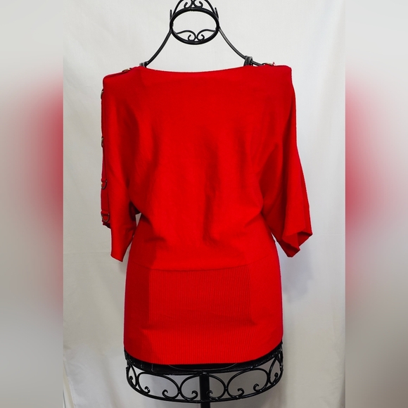 Cable & Gauge Women's Top - Red - Size M - Picture 2 of 8